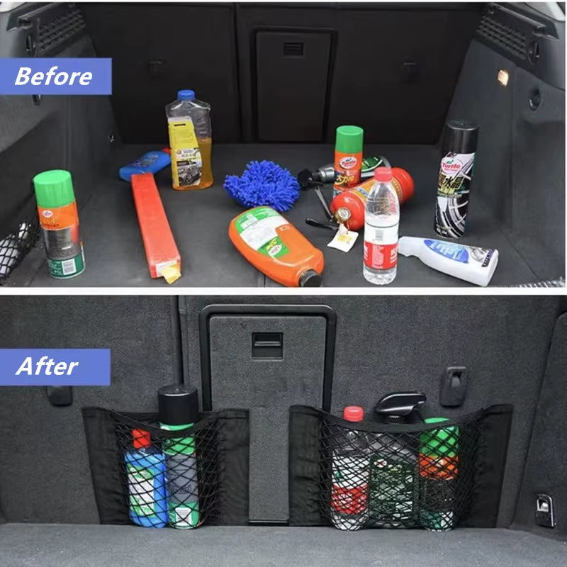 Car Trunk Box Storage Bag Net Sticker for Honda Accessories Civic Accord Fit Crv Hrv Jazz City CR-Z Element Insight MDX S2000