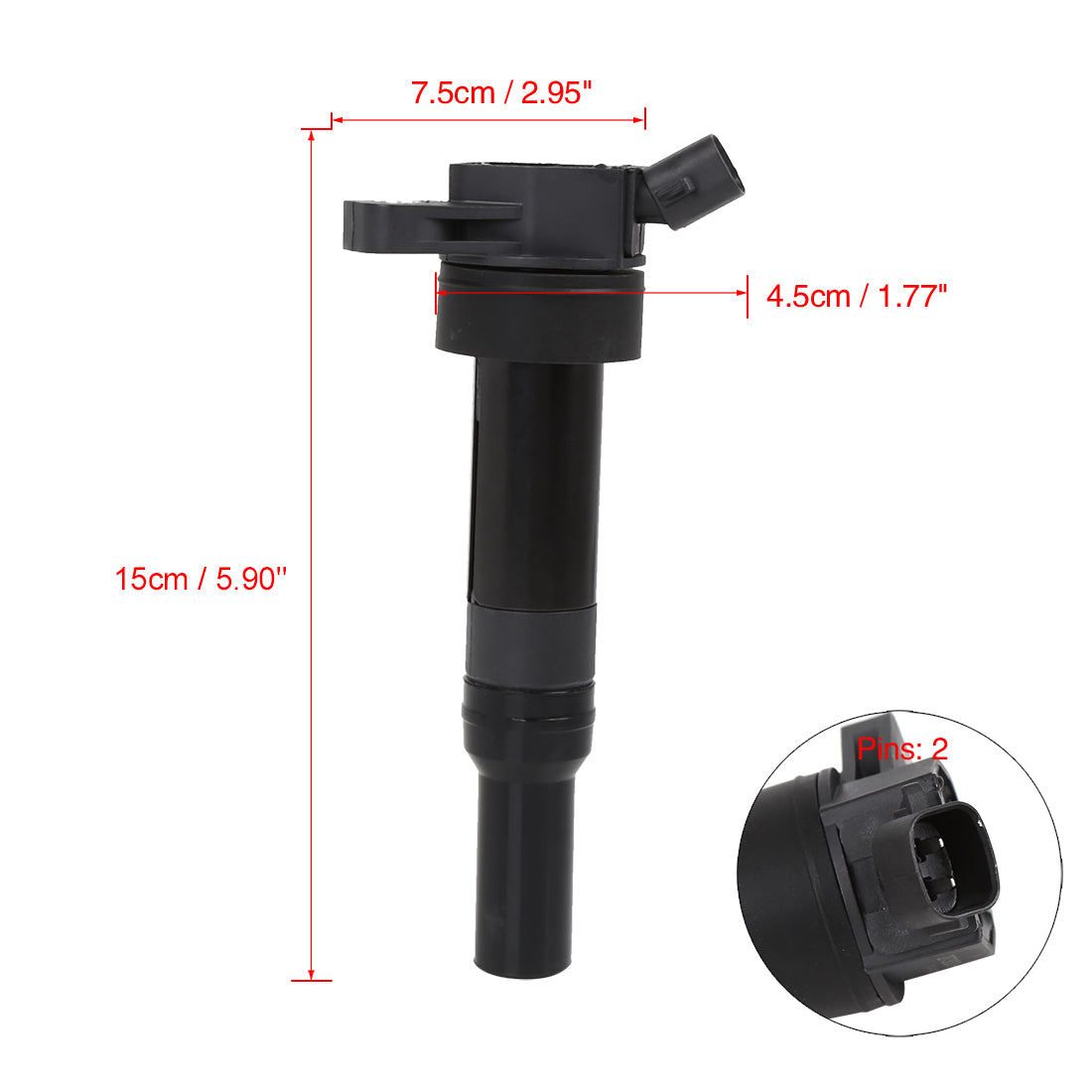 Unique Bargains 27300-2E000 Ignition Coil for Hyundai Elantra GL Tucson GLS SE