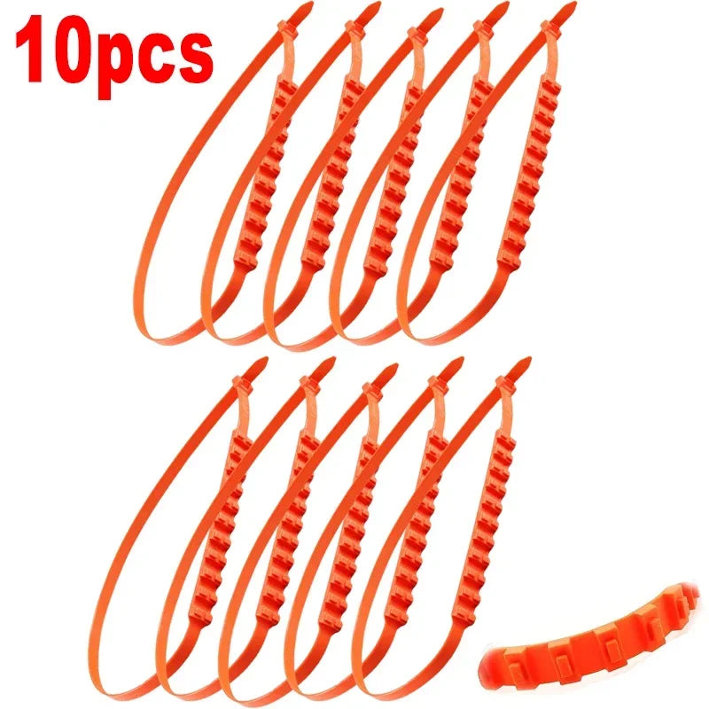 10/20Pcs Car Wheels Tire Snow Chains anti Slip Nylon Winter Car Snow Chains Outdoor Snow Tire Emergency Anti-Skid Tyre Chains