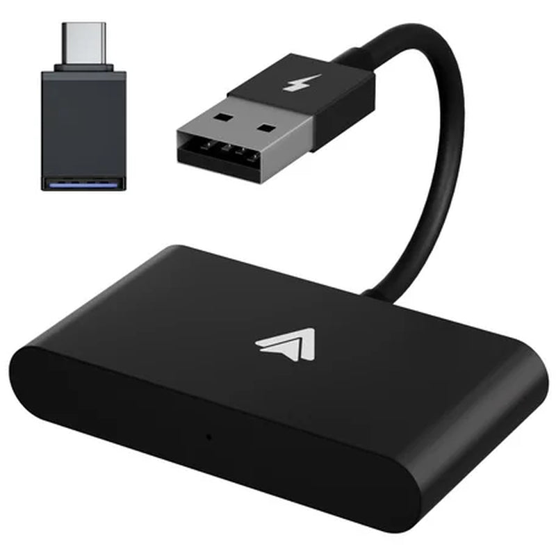 Wireless Android Auto Car Adapter, Wireless Carplay Dongle Convert Wired to Wireless for Android/Iphone Plug and Play