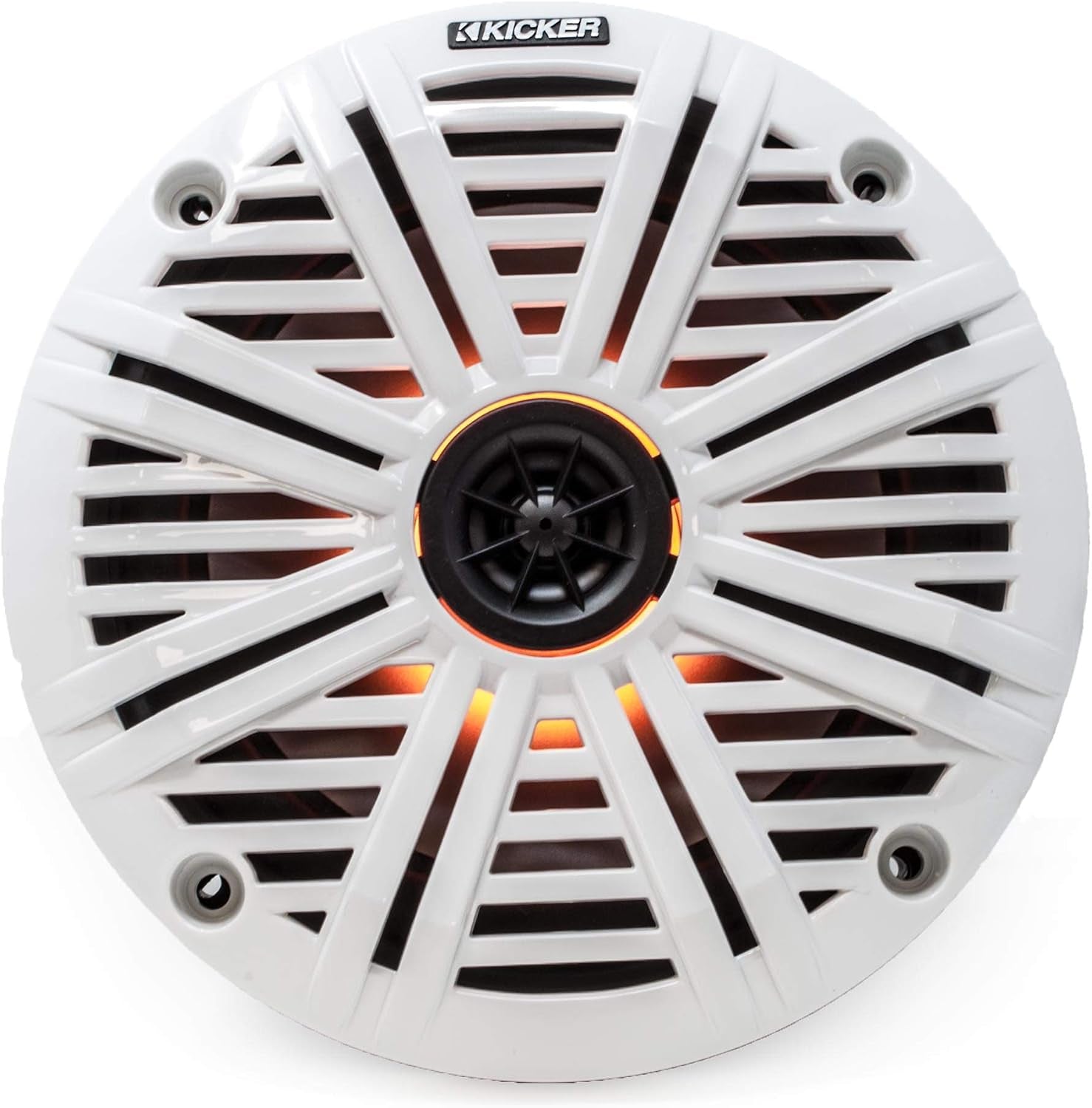 6.5" LED Marine Speakers (3 Pair) White Salt Water Grills OEM Replacement Speakers