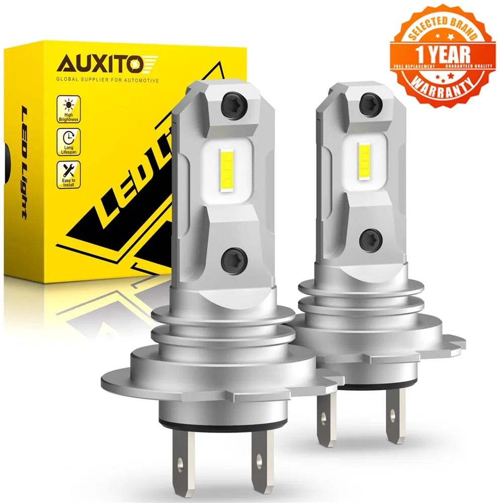 2PCS H7 LED Headlight Bulbs Canbus Anti-Hyperflash Error Free Led Lamp CSP Light Car Auto Headlamp Bulb 12000Lm 60W 6500K White