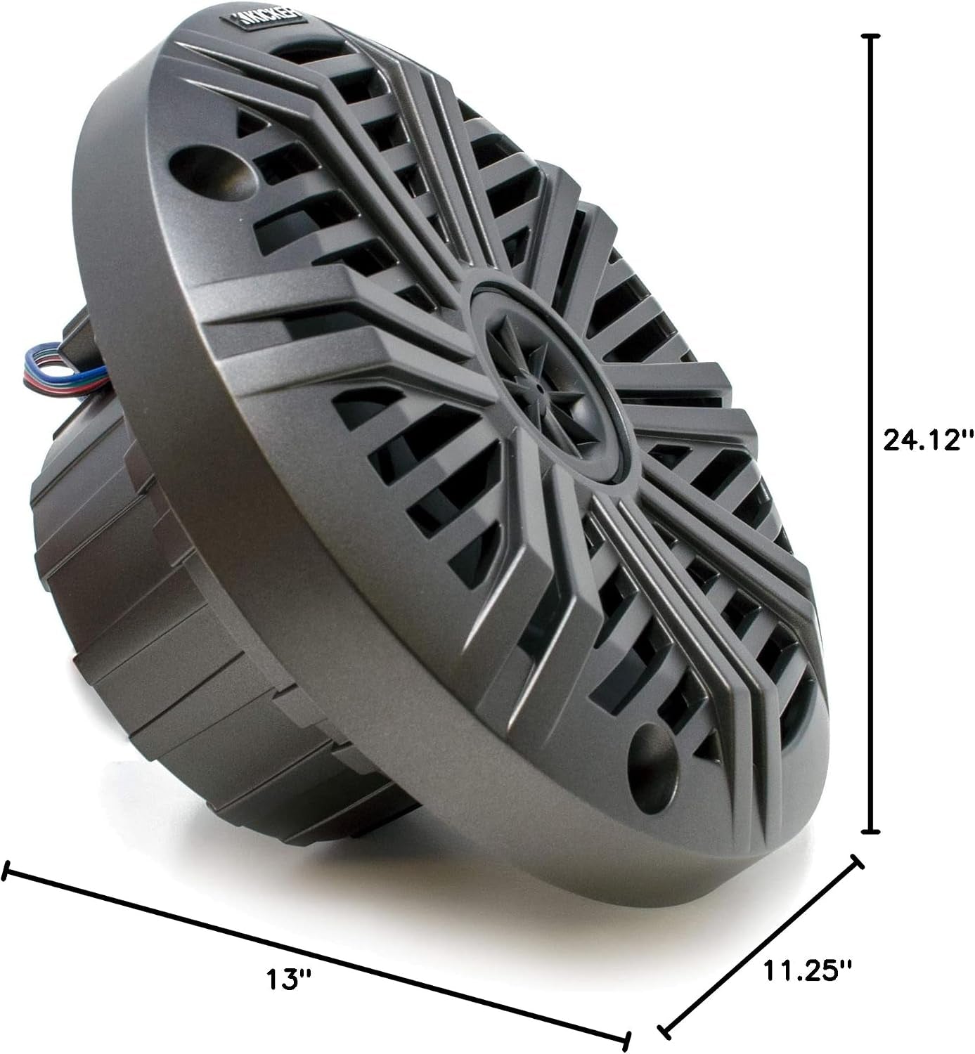 6.5" Marine Speakers (2 Pair) Charcoal Salt Water Grills OEM Replacement Speakers