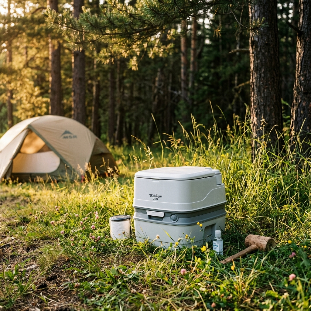 Portable Camping Toilet lifestyle image