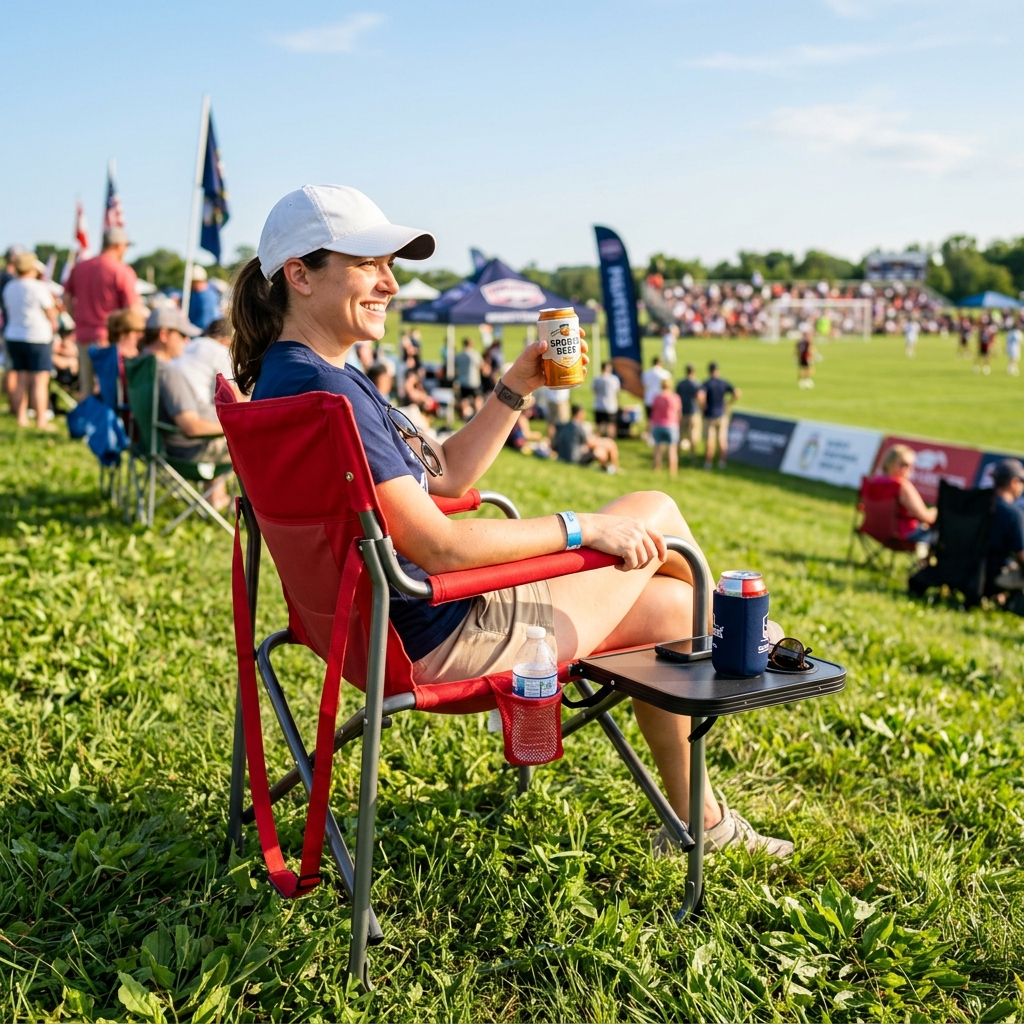Sports Chair with Side Table lifestyle image