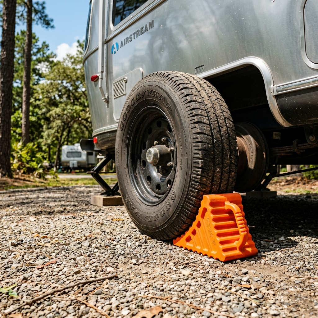 Heavy Duty Wheel Chocks lifestyle image