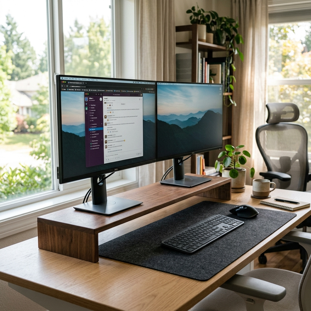 Dual Monitor Stand lifestyle image