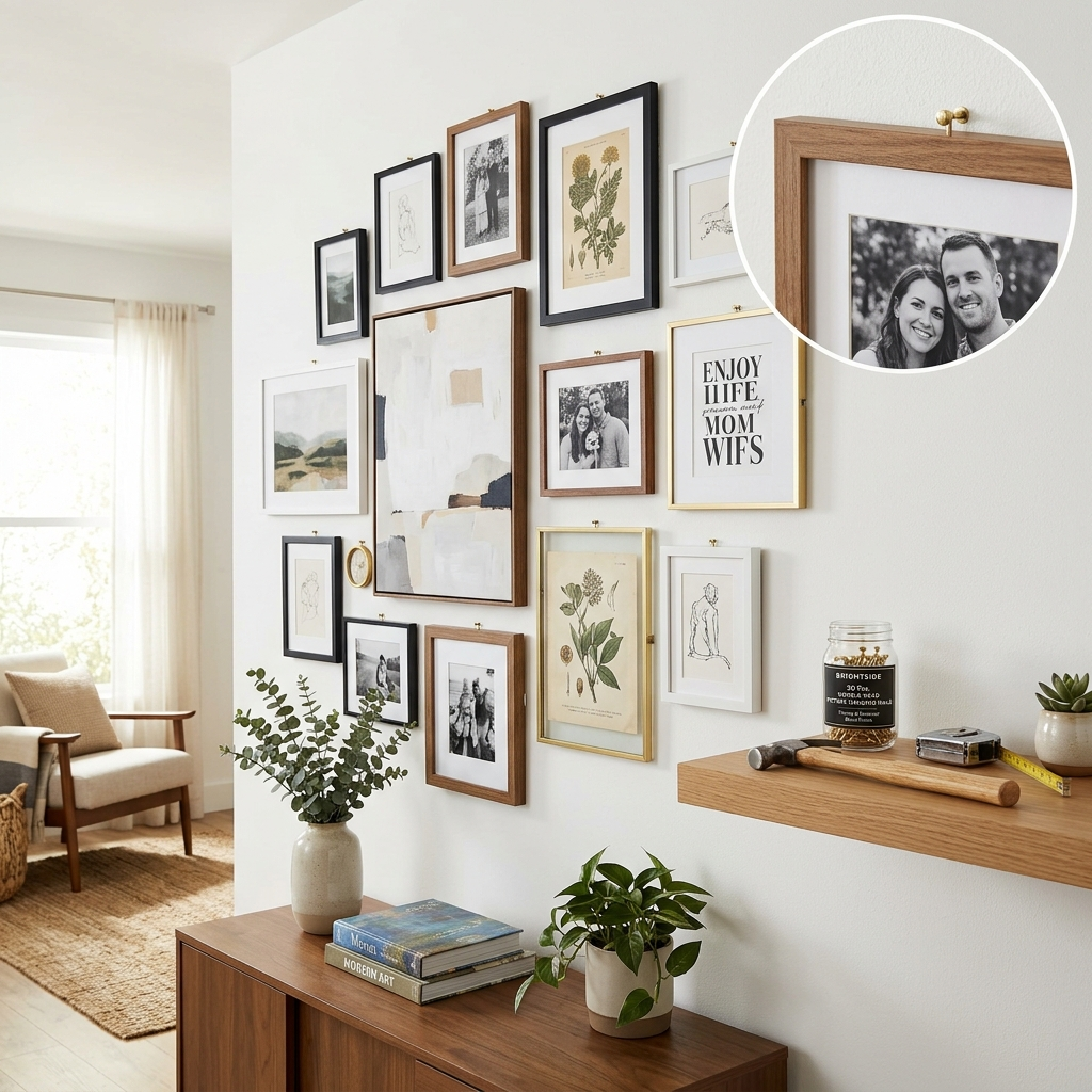 Picture Hanging Nails lifestyle image
