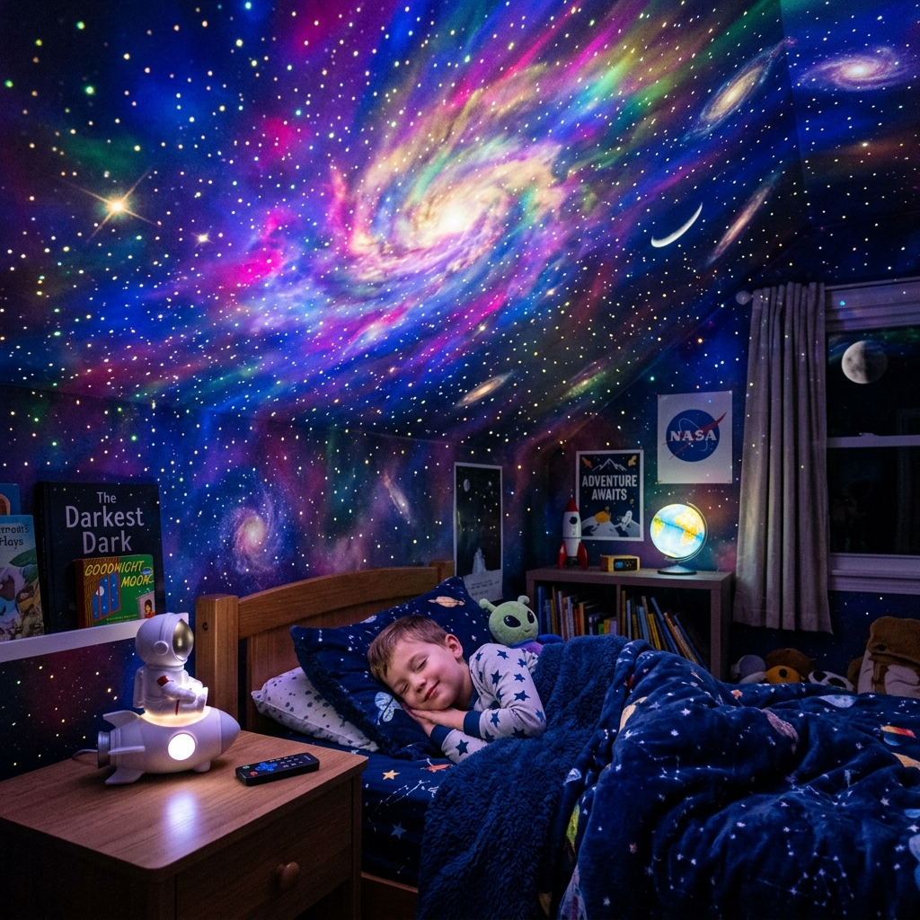Astronaut Galaxy Projector lifestyle image