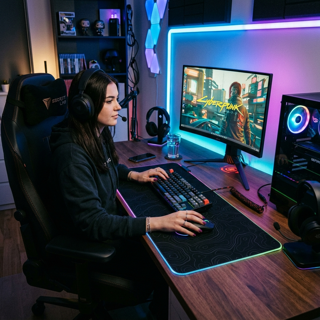 XXL Gaming Mouse Pad lifestyle image